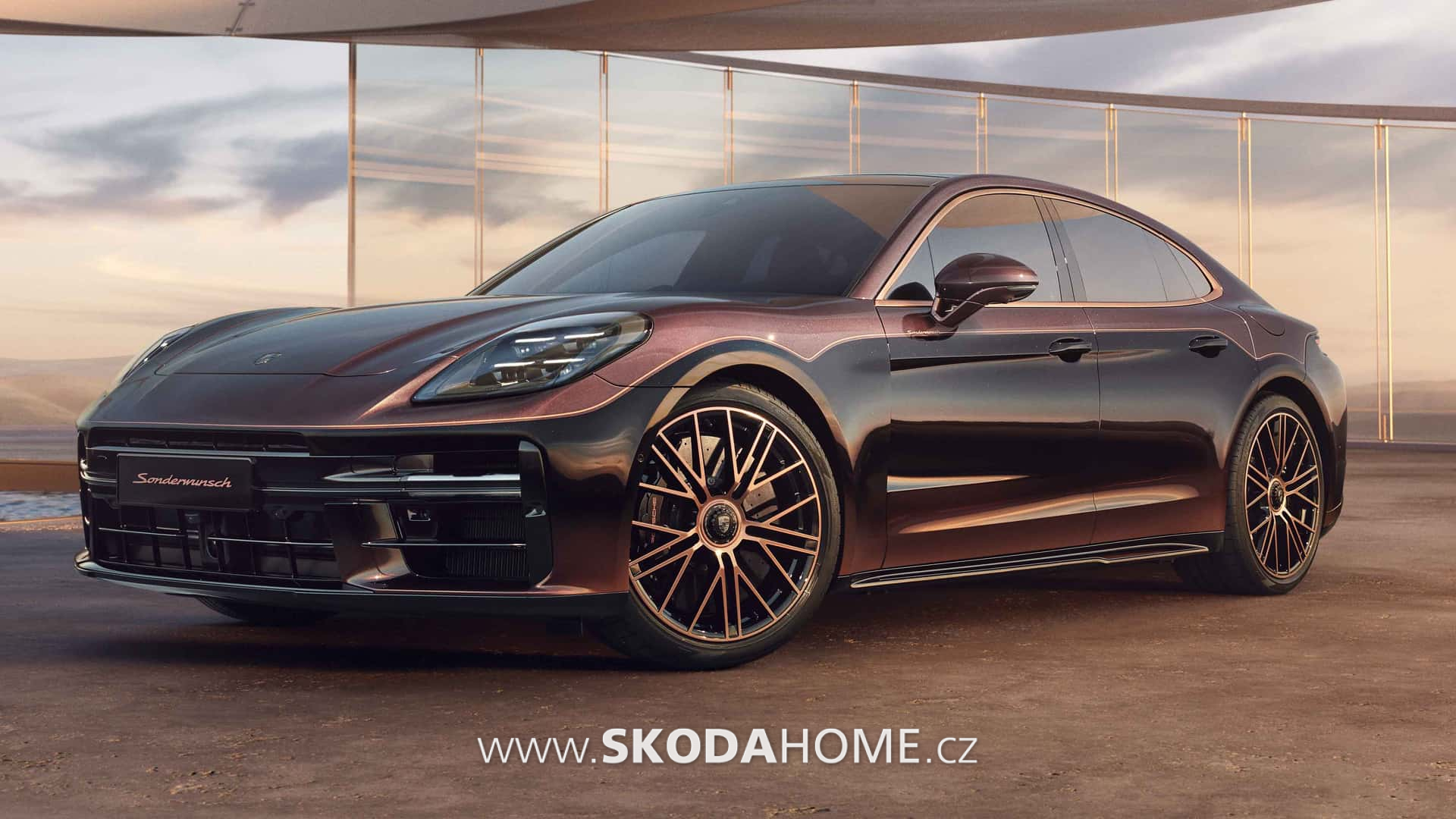 Jedinečné Porsche Panamera Turbo 2024 má dvoubarevný lak se skutečným